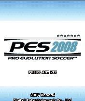 Pro Evolution Soccer 2008, окно игры