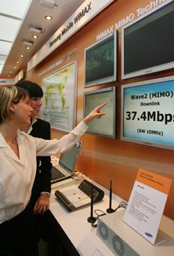 Samsung демонстрирует Mobile WiMAX