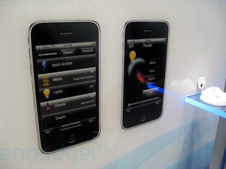 Crestron представила приложение "умный дом" на CEDIA 2008