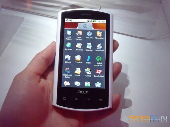 Старт продаж коммуникатора Acer A1(Liquid) на базе Android ОС в Европе
