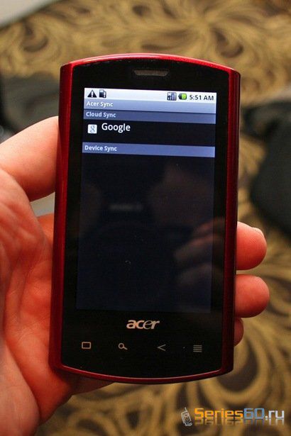 Старт продаж коммуникатора Acer A1(Liquid) на базе Android ОС в Европе